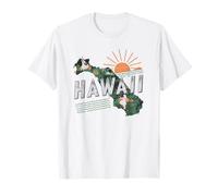 Hawaii State Map Road Trip Honolulu O'ahu Kaua'i Maui Lana'i T-Shirt