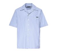 Hawaii Striped Poplin Shirt - male - Dolce & Gabbana - Short Sleeve Shirts - Blue - M - Shirts M