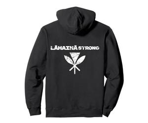 Hawaii Strong, Distressed Look, Strong, Resilient, Lahaina Pullover Hoodie
