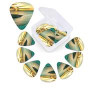 Hawaii Sunbeams Print Guitar Pick 12 Pack With Guitar Pick Case Guitar Plectrums Pick 0.46mm 0.96mm 0.71mm Guitar Accessories For Bass Electric Acoustic Guitars Ukulele