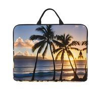 Hawaii Sunbeams Print Laptop Carrying Case, Laptop Sleeve Case, Computer Bag, Traveling Computer Cover For 14 Inch