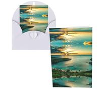 Hawaii Sunbeams Print Thank You Cards Greeting Cards With Envelopes Blank Note Cards 10x15 cm Perfect for Thank Yous Invitations