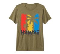 Hawaii Surfing Beach Shore Oahu Est 1985 Premium T-Shirt