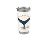 Hawaii Territory Marine Mammal The Humpback Whale Stainless Steel Insulated Tumbler