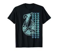 Hawaii Tribal Fish Hook Shark Teeth Hawaiian Maori Vintage T-Shirt