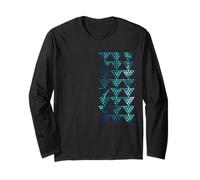Hawaii Tribal Shark Teeth Hawaiian Polynesian Maori Vintage Long Sleeve T-Shirt