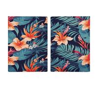 Hawaii Tropical Flower Passport Holder Ultra Slim PU Leather Travel Document Organizer Compact Premium International US Passport Protector Cover for Women Men
