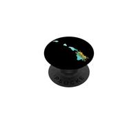 Hawaii Tropical Flowers Island Vacation Design PopSockets Adhesive PopGrip