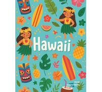 HAWAII TROPICAL NOTEBOOK: Tropical wide-ruled journal, 160 pages, 8.5 x 11 - island vibes with pineapples, hibiscus flowers & surfboards, perfect for journaling, writing & doodles