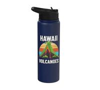 Hawaii Volcanoes Fun Volcanologist Lava Volcano Lover Stainless Steel Insulated Water Bottle