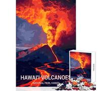 Hawaii Volcanoes National Park Jigsaw Puzzles for Adults 1000 Piece Gifts For Birthdays Precision Cutting DIY Toys Suitable for Ages 14 And Up size 38x26cm
