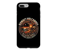 Hawai'i Volcanoes National Park Vintage Lava Eruption Emblem Case for iPhone 7 Plus/8 Plus