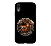 Hawai'i Volcanoes National Park Vintage Lava Eruption Emblem Case for iPhone XR