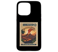 Hawaii Volcanoes National Park Vintage Stamp Bucket List Case for iPhone 15 Pro Max