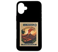 Hawaii Volcanoes National Park Vintage Stamp Bucket List Case for iPhone 16 Plus