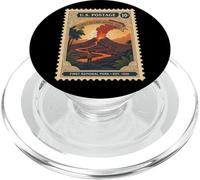 Hawaii Volcanoes National Park Vintage Stamp Bucket List PopSockets PopGrip for MagSafe