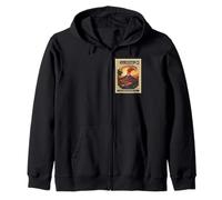 Hawaii Volcanoes National Park Vintage Stamp Bucket List Zip Hoodie