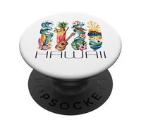 Hawaii, Watercolor Style Design, Island, Turtle Tee, Surf PopSockets Adhesive PopGrip