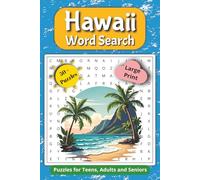 Hawaii Word Search Book: Word Searches with Easy to Read Print about Hawaiian Islands Beaches, Ocean and More | 6x9 inches, 110 pages | 50+ Puzzles_ Gifts for Vacations, Holidays and Free Time