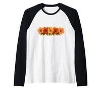 Hawaiian Aloha Vintage Hibiscus Flower Hawaii Retro Surfer Raglan Baseball Tee