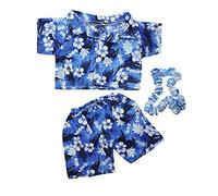 Hawaiian Boy w/Flower Lei Teddy Bear Clothes Fits Most 14"-18" Build-a-bear and Make Your Own Stuffed Animals