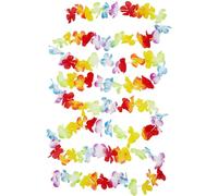 Smiffys Hawaiian Bunting, Multi-Coloured 300cm, Hawaiian Luau Fancy Dress, Hawaiian Dress Up Accessories