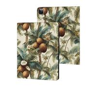 Hawaiian Coconuts Palms Trees Case Compatible with iPad 10th (10.9in) 9th / 8th / 7th Generation (2021/2020/2019)