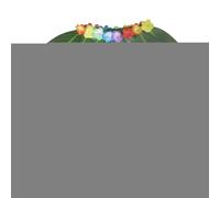 Hawaiian Costume - Hawaiian Grass Dress Girls,Realistic Leaf Design Breathable Tropical Accessories for School Event Resort Wear Wedding Pool Night