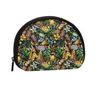 Hawaiian Culture Symbols Coin Purse, Cute Mini Coin Purse for Women, Small Change Purse Coin Pouch