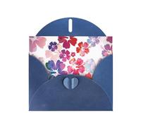 Hawaiian flower print Print Blank Cards and Envelopes 5" x 6" for Wedding Birthday Invitations and All Occasions