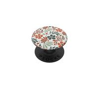Hawaiian Flowers, Boho Botanical Floral Pattern PopSockets Adhesive PopGrip