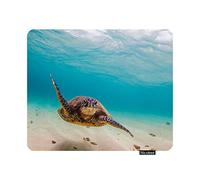 Hawaiian Gaming Mouse Pad Underwater Scuba Diving Sea Turtle Nature Animal Swimming Wildlife Theme Non-Slip Rubber Mouse Pad for Computers, Laptop, Office 9.4"x7.9"