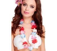 Hawaiian Garland, Silk Flowers - Multi Colour