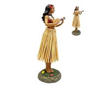 Hawaiian Girl Car Dashboard - Vehicle Decoration - Center Console Figurine - for Women Drivers Collectors Tourists Long Drives Daily Driving Trucks SUVs RVs Road Trips Ridesharing
