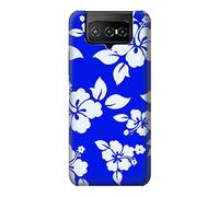 Hawaiian Hibiscus Blue Pattern Case Cover For ASUS ZenFone 7 Pro