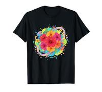 Hawaiian Hibiscus Bouquet Colorful Tropical Flowers T-Shirt