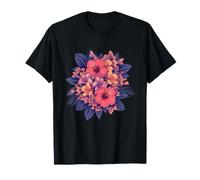 Hawaiian Hibiscus Bouquet Tropical Summer Flowers T-Shirt
