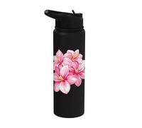 Hawaiian Hibiscus Flower Hawaii Maui Aloha Surfer Stainless Steel Insulated Water Bottle