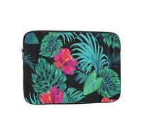 Hawaiian Hibiscus Print Laptop Sleeve Fashion Lightweight Laptop Case Computer Bag For 10-17 Inch Notebook Tablet 17 inch