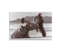 Hawaiian Hula Dancer Girl Art Canvas Poster Bedroom Living Room Decoration Painting Unframe-style 08x12inch(20x30cm)