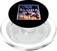 Hawaiian Island Sunset - Aloha No. 50 Palm Tree Paradise PopSockets PopGrip for MagSafe