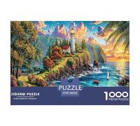 Hawaiian Islands 1000 Piece Puzzle for Adults - Challenging Jigsaw for Mindfulness & Wall Art, Premium Quality with Detailed Art Print 38x26cm/1000pcs