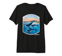 Hawaiian Islands Humpback Whale National Marine Sanctuary Premium T-Shirt