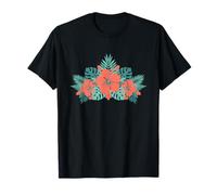 Hawaiian Jungle Floral Hibiscus Paradise T-Shirt