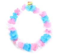 Hawaiian Lei Hula Garland Rainbow Bisexual Transgender Lesbian Pansexual Non Binary Pride Beach Party (Transgender)