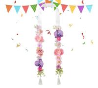 Hawaiian Leis | Graduation Flower Lei Tropical Satin Cute Garland
