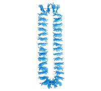 Hawaiian Leis - Light Blue Accessory for Tropical Lua Fancy Dress