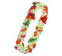 Hawaiian Luau Flower Leis Jumbo Necklace Mahalo Floral Leis Graduation Wedding Leis by Layseri (Necklace Style 4)