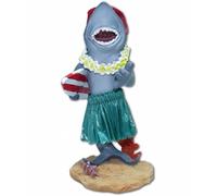 Hawaiian Miniature Dashboard Doll Shark with Surfboard