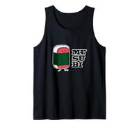 Hawaiian Musubi Canned Meat Sushi Nori sea Tank Top